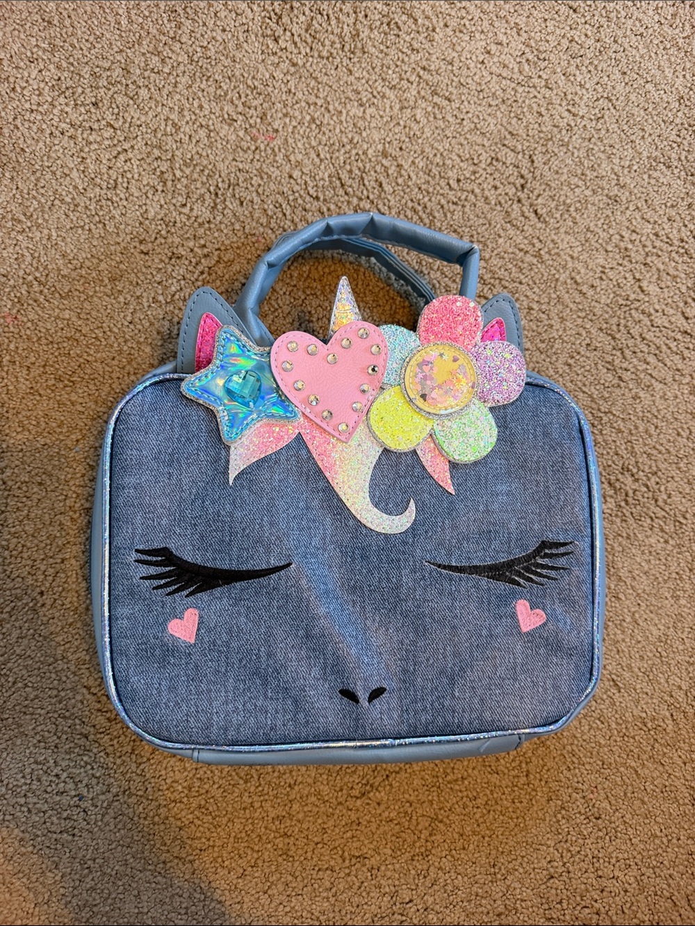 Unicorn Jean lunchbox